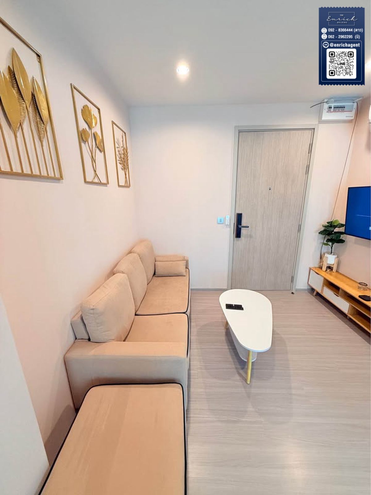 For RentCondoSamut Prakan,Samrong : 💙 Rent Aspire Erawan Prime. The room is available in the BTS Erawan Erawan 💙 Tel. 062-2962295 Ni // Line ID: @enrichagent