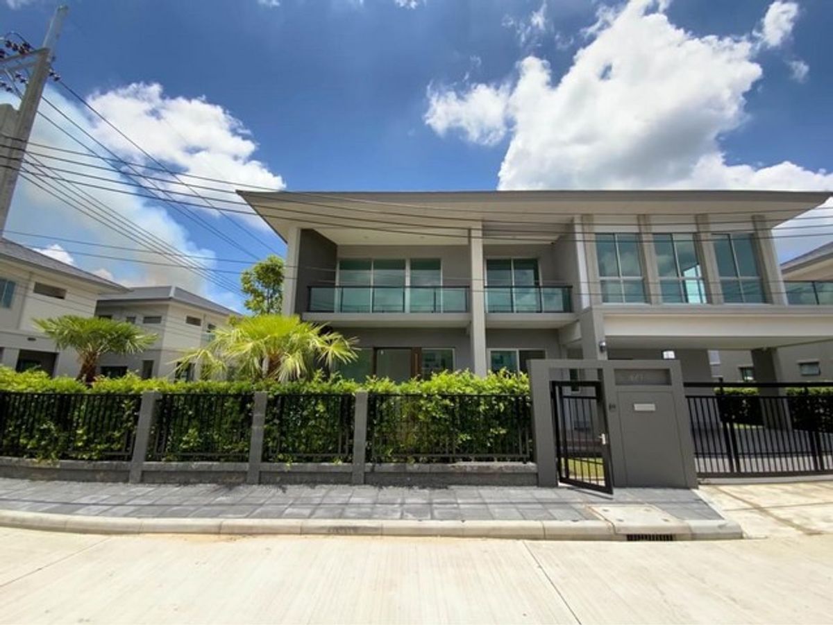 ให้เช่าบ้านลาดกระบัง สุวรรณภูมิ : HR2486ให้เช่าบ้านเดี่ยว เนื้อที่ 82 ตรว.โครงการเดอะปาล์ม บางนา วงแหวน เดินทางสะดวกใกล้มอเตอร์เวย์