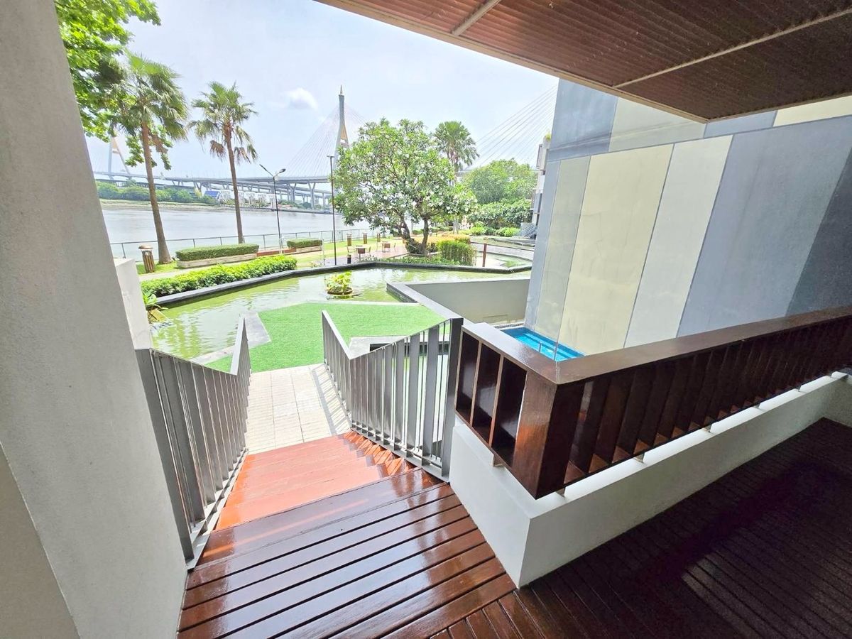 For RentCondoRama3 (Riverside),Satupadit : 𝐅𝐨𝐫 𝐑𝐞𝐧𝐭: The Pano Rama3 Duplex 542SQM Duplex 1-3 Floor with Private Pool and Garden 250K/Month