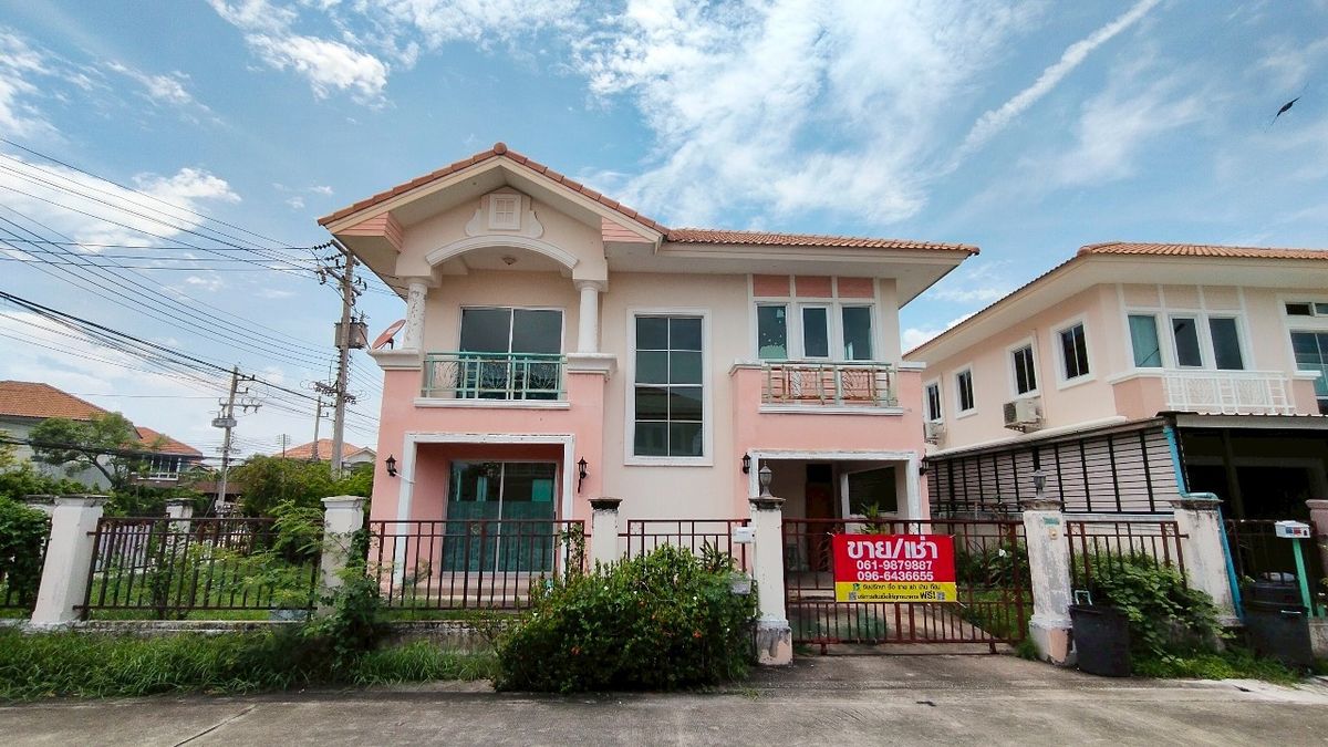 ขายบ้านมหาชัย สมุทรสาคร : ขายบ้านเดี่ยวโครงการ พฤกษาวิลเลจ 6 เทียนทะเล 32 หลังหัวมุมถนนเมนหลัก ทำเลดี ขายตามสภาพ‼ เหมาะสำหรับนักลงทุน หรือซื้อเพื่อรีโนเวท