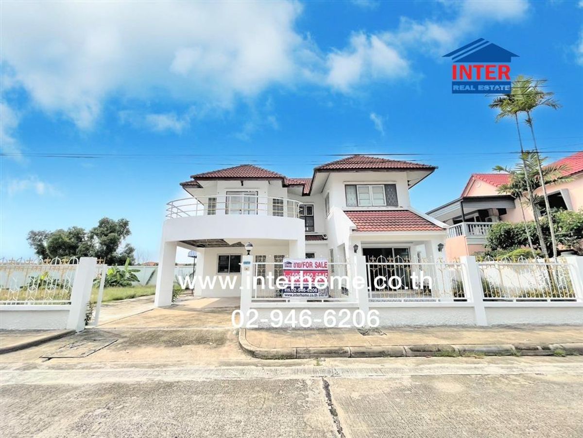 ขายบ้านปทุมธานี รังสิต ธรรมศาสตร์ : บ้านเดี่ยว 2 ชั้น 114 ตร.ว. หมู่บ้านสราญธร คลอง4 ใกล้โรงเรียนสวนกุหลาบวิทยาลัย รังสิต ถนนพระองค์เจ้าสายคลอง4 ธัญบุรี ปทุมธานี