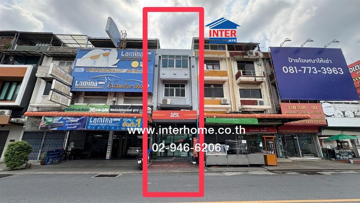 For SaleShop HouseRatchadapisek, Huaikwang, Suttisan : 4th floor commercial building, 20 sq.w., commercial building, Soi Pracharat Bamphen 13, Soi 20, June, Pracha Uthit Road Pracharat Bamphen Road, Huai Khwang District, Bangkok