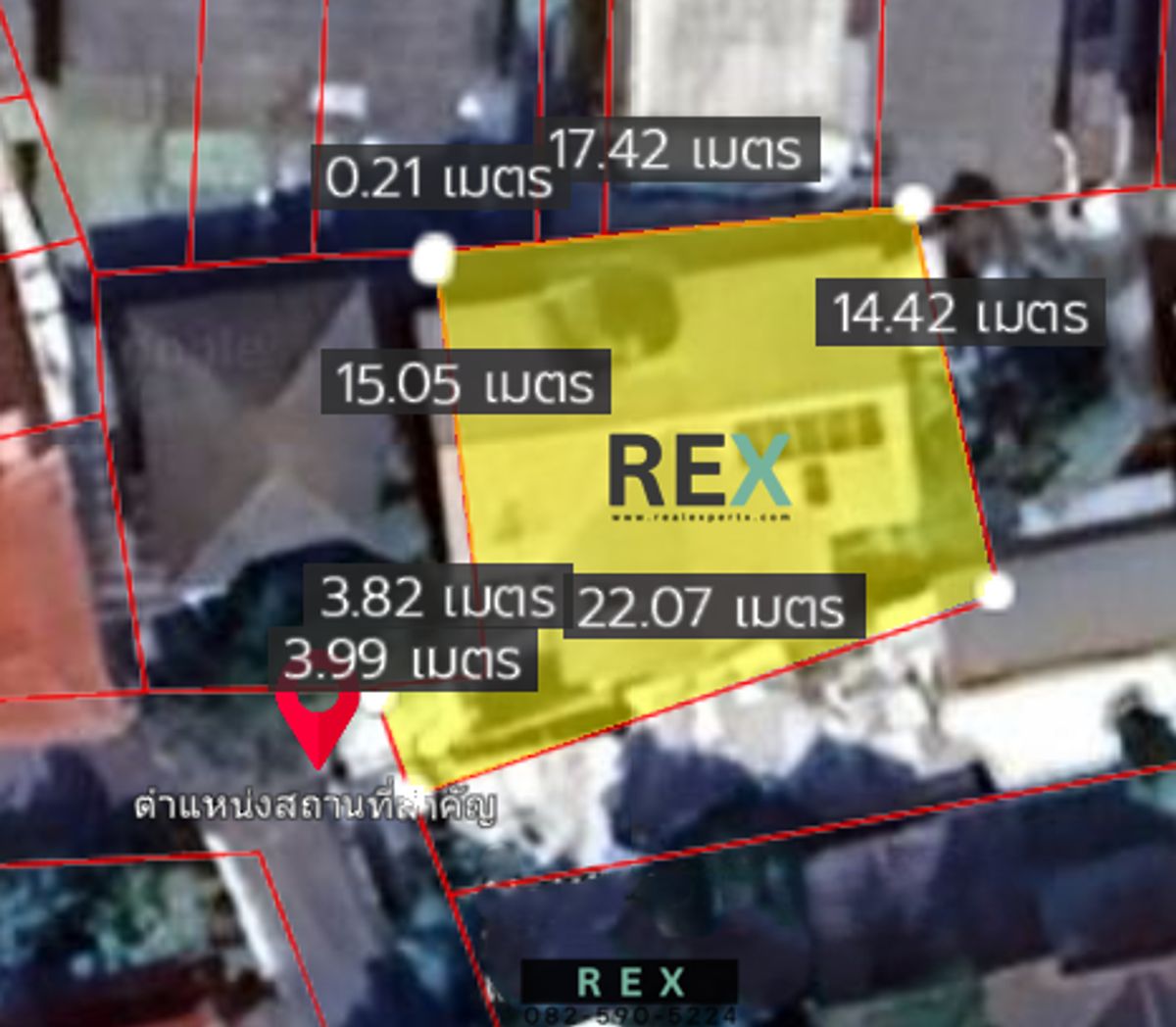 For SaleLandRatchadapisek, Huaikwang, Suttisan : Land for sale with buildings, Ratchada 19, Ladprao 26, size 125 square wah (120,000/sq.w.) near the MRT Ratchadaphisek