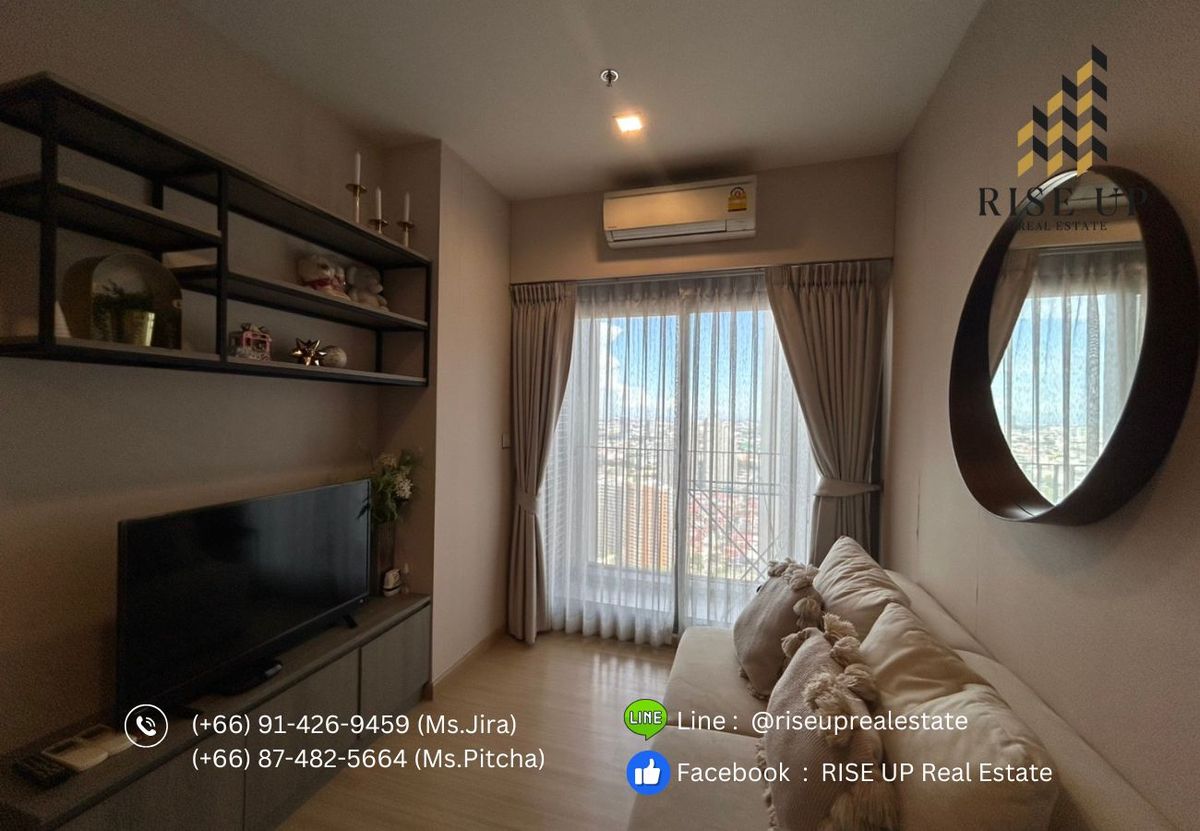 For RentCondoOnnut, Udomsuk : Condo for Rent 📣 Whizdom Connect Sukhumvit Condo，1 Bedrooms, 1 Bathroom, 27 Sq.m. 🔥16,000 Baht/Month🔥