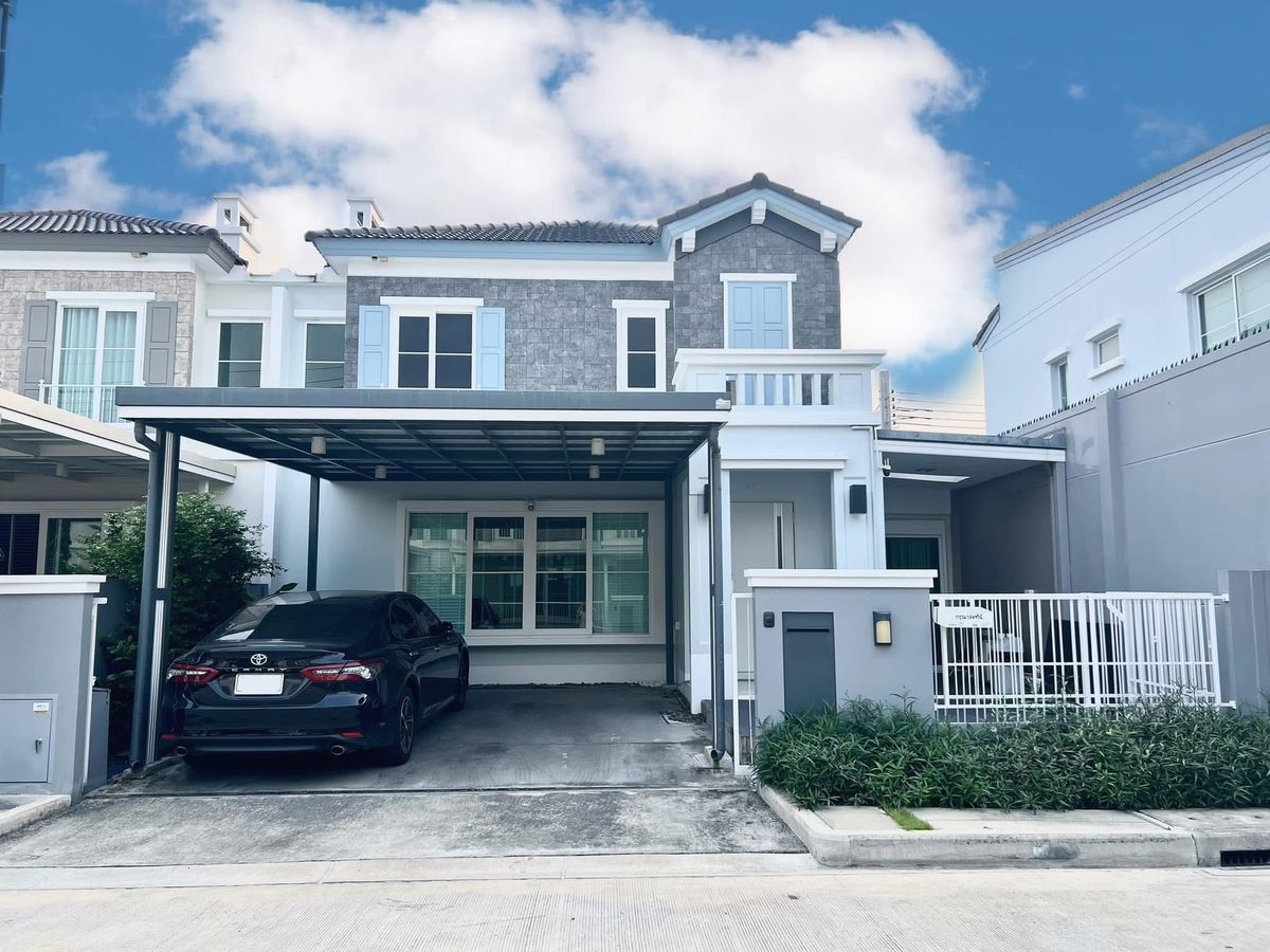 ขายบ้านบางนา แบริ่ง ลาซาล : 🏡 ขายบ้านแฝดหลังมุม อัญญ่า บางนา - รามคำแหง 2