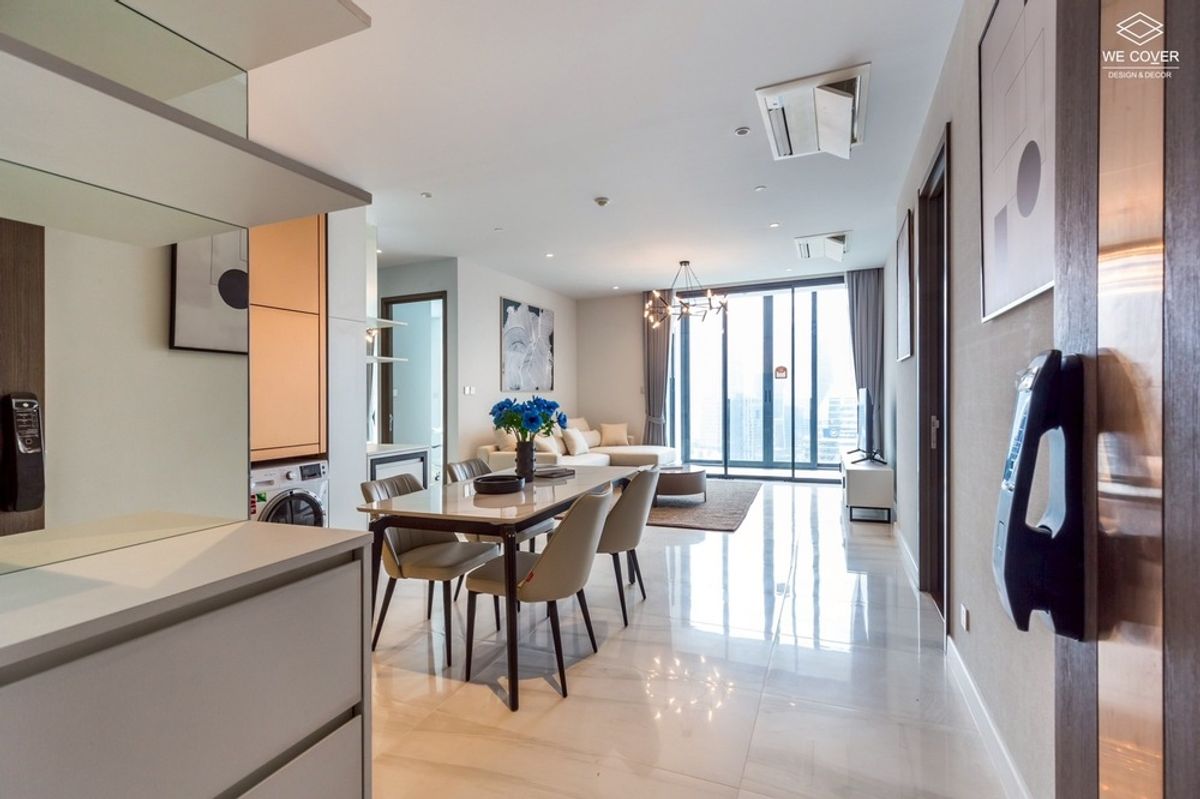 For RentCondoSathorn, Narathiwat : 🔥 For Rent !! 🔥 Code C20240400331..........Supalai Icon Sathorn, 3 bedroom, 3 bathroom, East Facing, modern style, furnished, ready to move in  📣📣