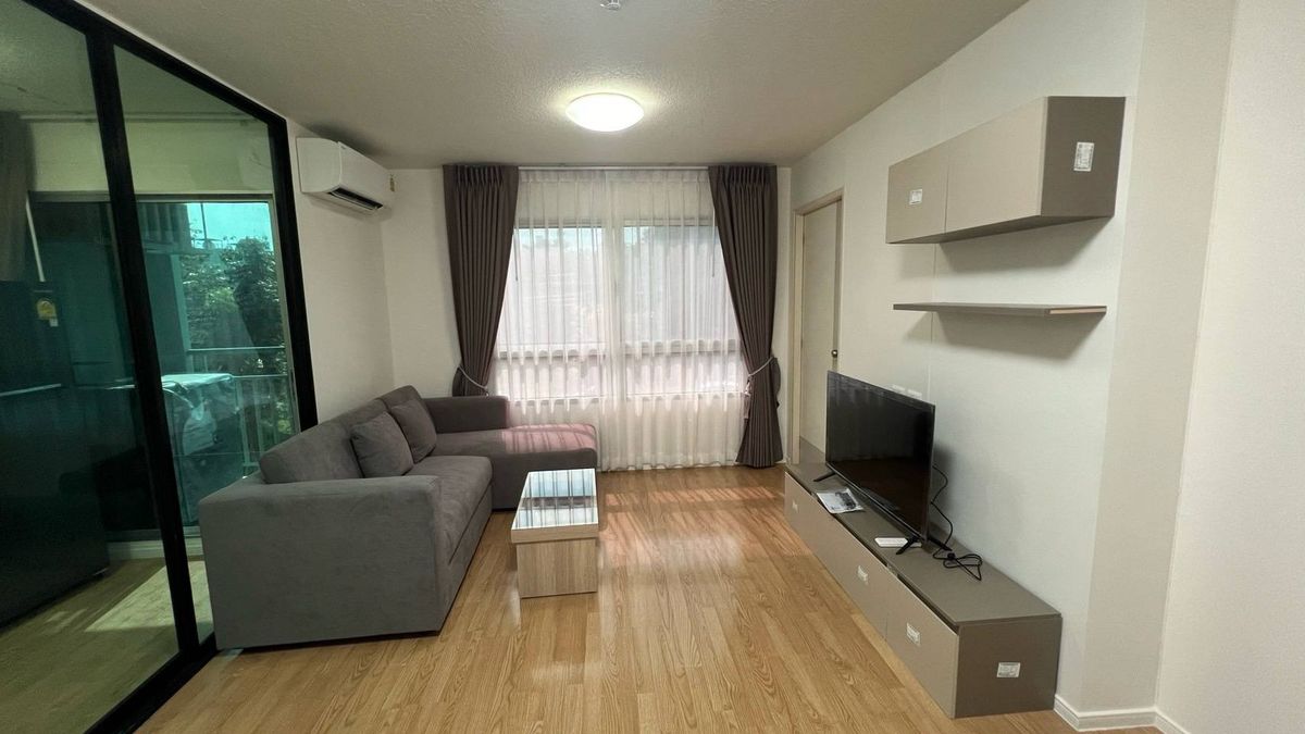 For RentCondoLadkrabang, Suwannaphum Airport : 🏠 Rent Lumpini Ville Onnut - Lat Krabang 1 ready to move in. ✅✅ ✈️ Near Suvarnabhumi Airport, 6 km, near Robin, Lat Krabang, 2.6 molt furniture and electrical appliances.