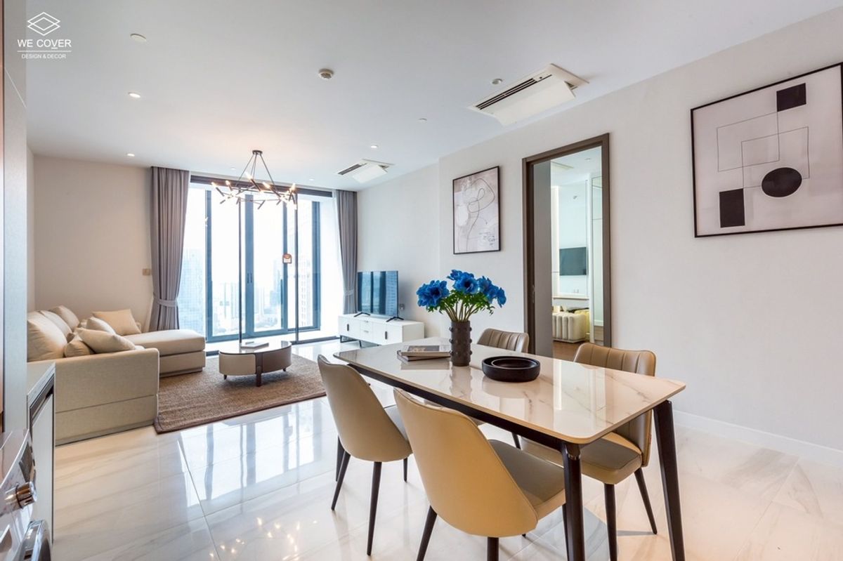 For RentCondoSathorn, Narathiwat : 🔥 For Rent !! 🔥 Code C20240400331..........Supalai Icon Sathorn, 3 bedroom, 3 bathroom, East Facing, modern style, furnished, ready to move in  📣📣