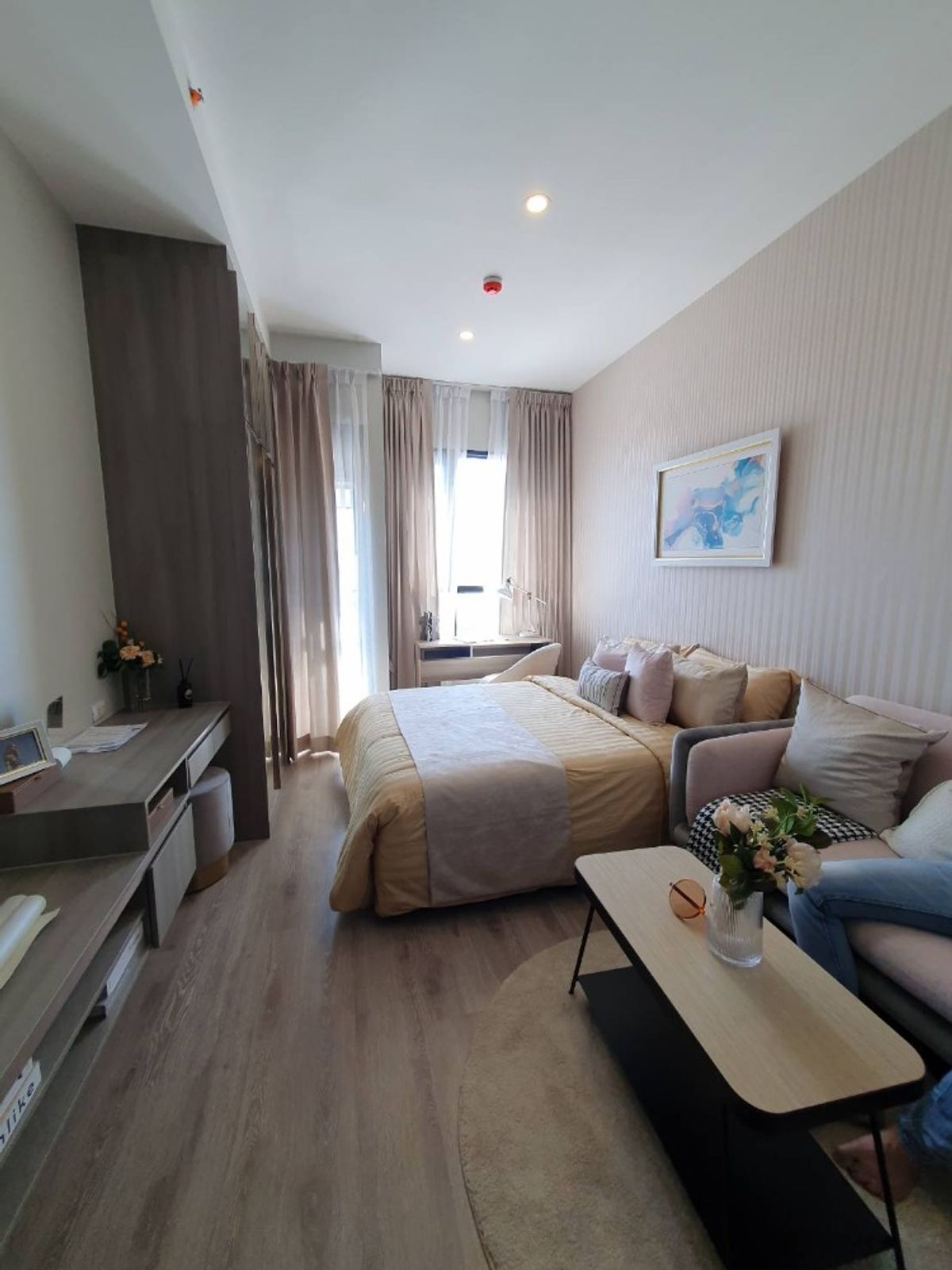 For SaleCondoOnnut, Udomsuk : Selling beautiful rooms, decorated with fir & amp; Electrical appliances, Knightsbridge Prime Onnut (SM1191)