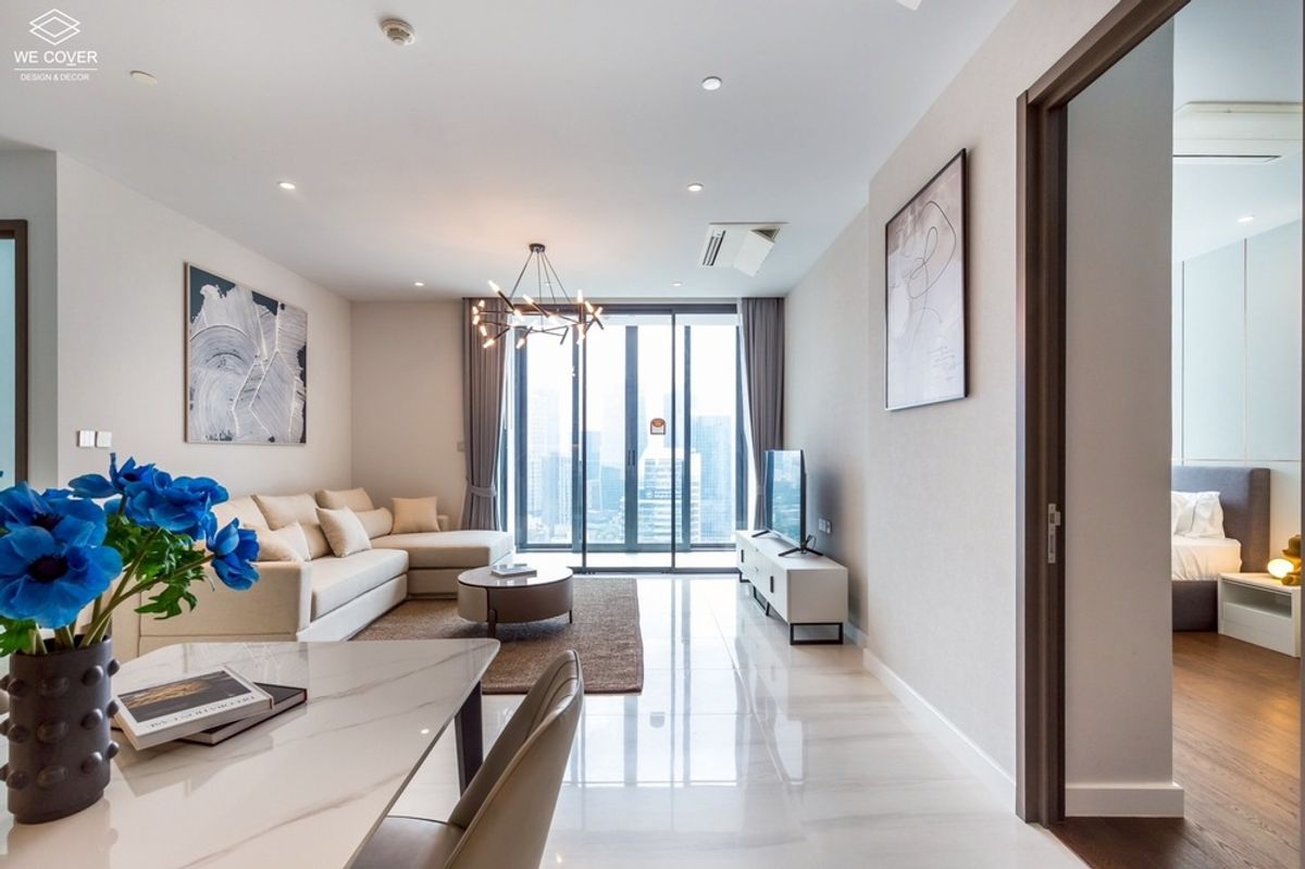 For RentCondoSathorn, Narathiwat : 🔥 For Rent !! 🔥 Code C20240400331..........Supalai Icon Sathorn, 3 bedroom, 3 bathroom, East Facing, modern style, furnished, ready to move in  📣📣