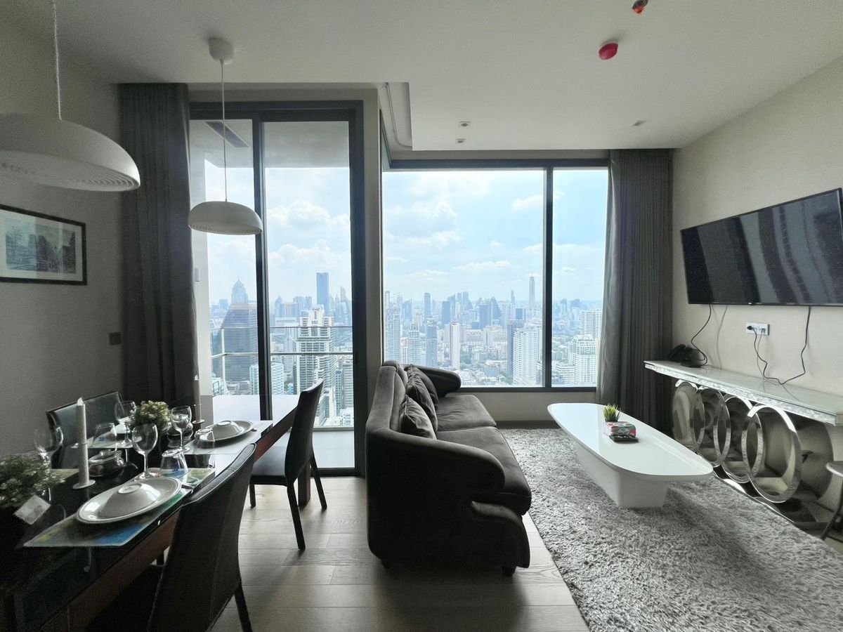 ให้เช่าคอนโดสุขุมวิท อโศก ทองหล่อ : The Esse Asoke | Spacious 2-Bedroom Condo | 75 sq.m – THB 70,000/month 063-2492899