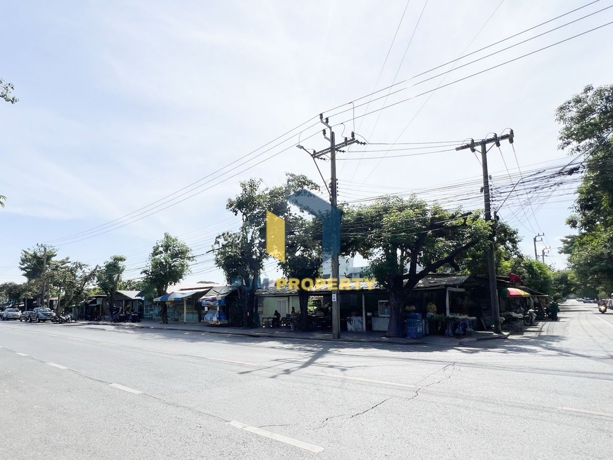 ขายที่ดินพัฒนาการ ศรีนครินทร์ : ที่ดินเปล่า ติดถนนหลัก หลังห้างพาราไดซ์ 
