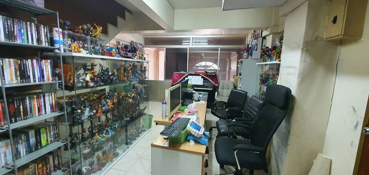 For SaleShop HouseOnnut, Udomsuk : Commercial building for sale-2 booths on Soi Udom Suk, Sukhumvit 103, Bang Na, good location near Bangkok Bank