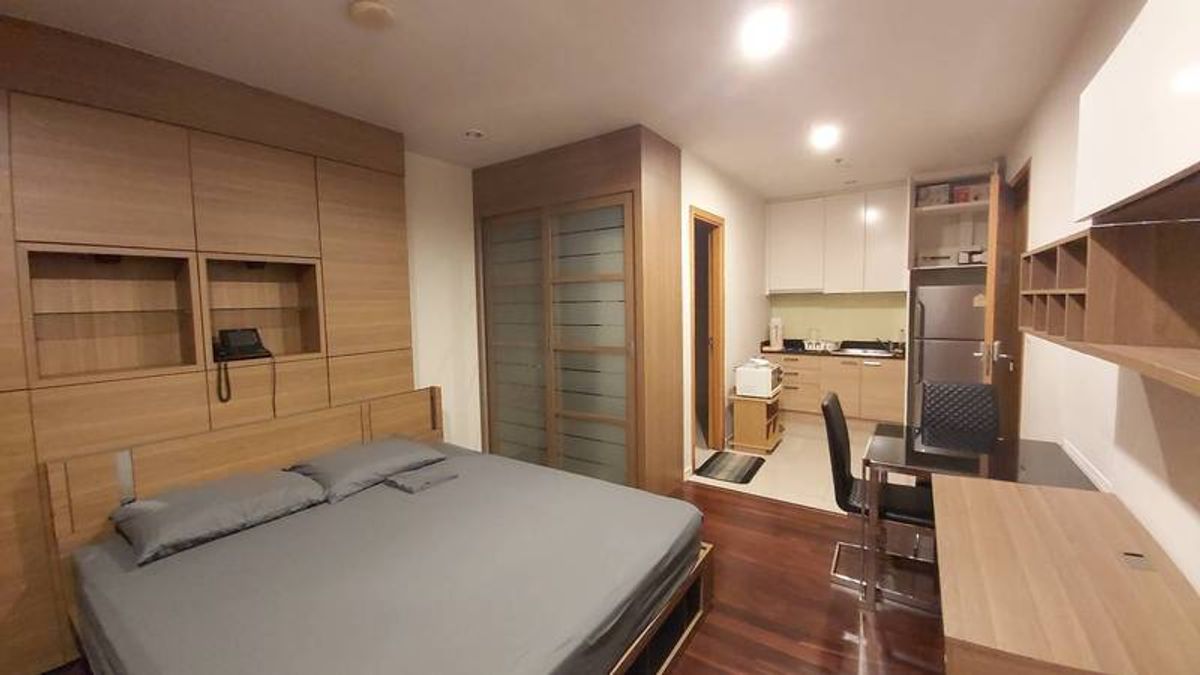 For RentCondoRama9, Petchburi, RCA : Condo for rent, CIRCLE 1, Phetchaburi Road, beautiful room, complete with
