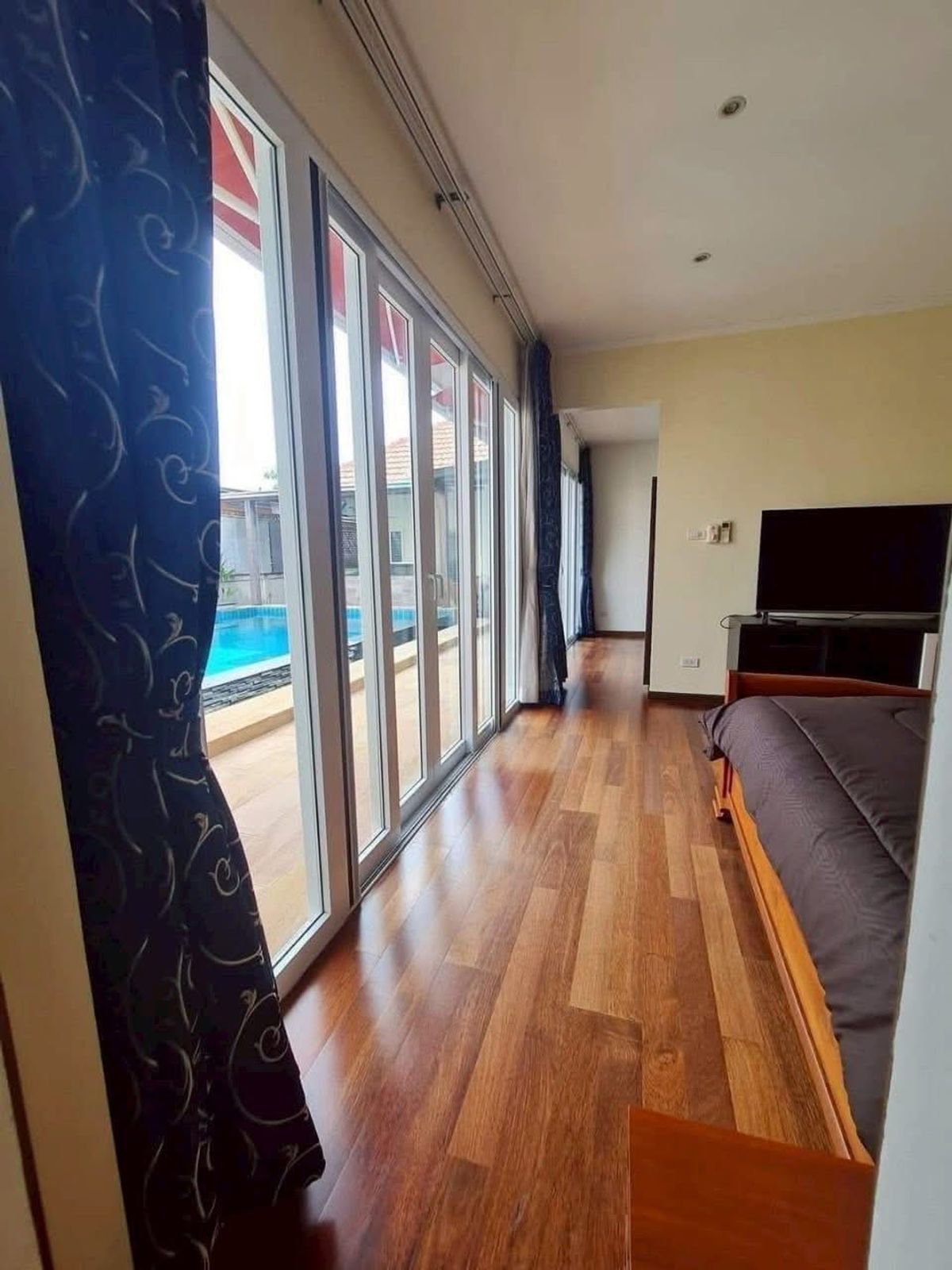 For RentHouseRayong : For Rent (For Rent), classic luxury house with a swimming pool Sinthawa Village, Ban Chang Rayong