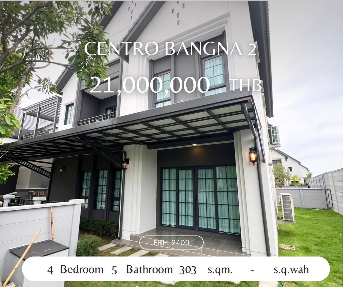 ขายบ้านบางนา แบริ่ง ลาซาล : ให้เช่าด่วน!! ราคาดี พร้อมอยู่ 4b5b 160k - Centro Bangna (Phase 2) 