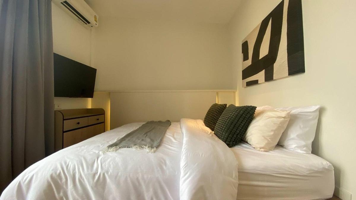 For RentCondoSukhumvit, Asoke, Thonglor : 🔥 Urgent rent. 🔥 Park Origin, Phrom Phrom Phrom, Sukhumvit 24, the best corner room in the Ben Fer Garden View, ready to be near BTS Phrom Phong.