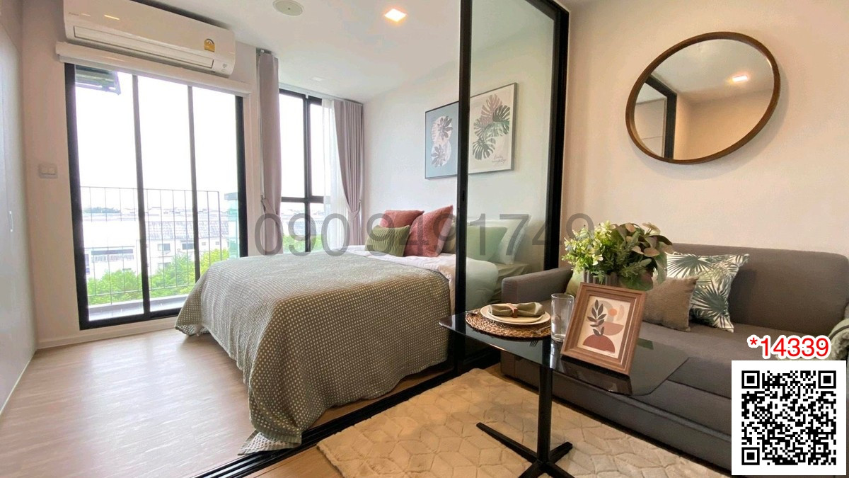 For RentCondoRatchadapisek, Huaikwang, Suttisan : Condo rental atmoz Ratchada-Huai Khwang, 6th floor, building A, near MRT Huai Khwang