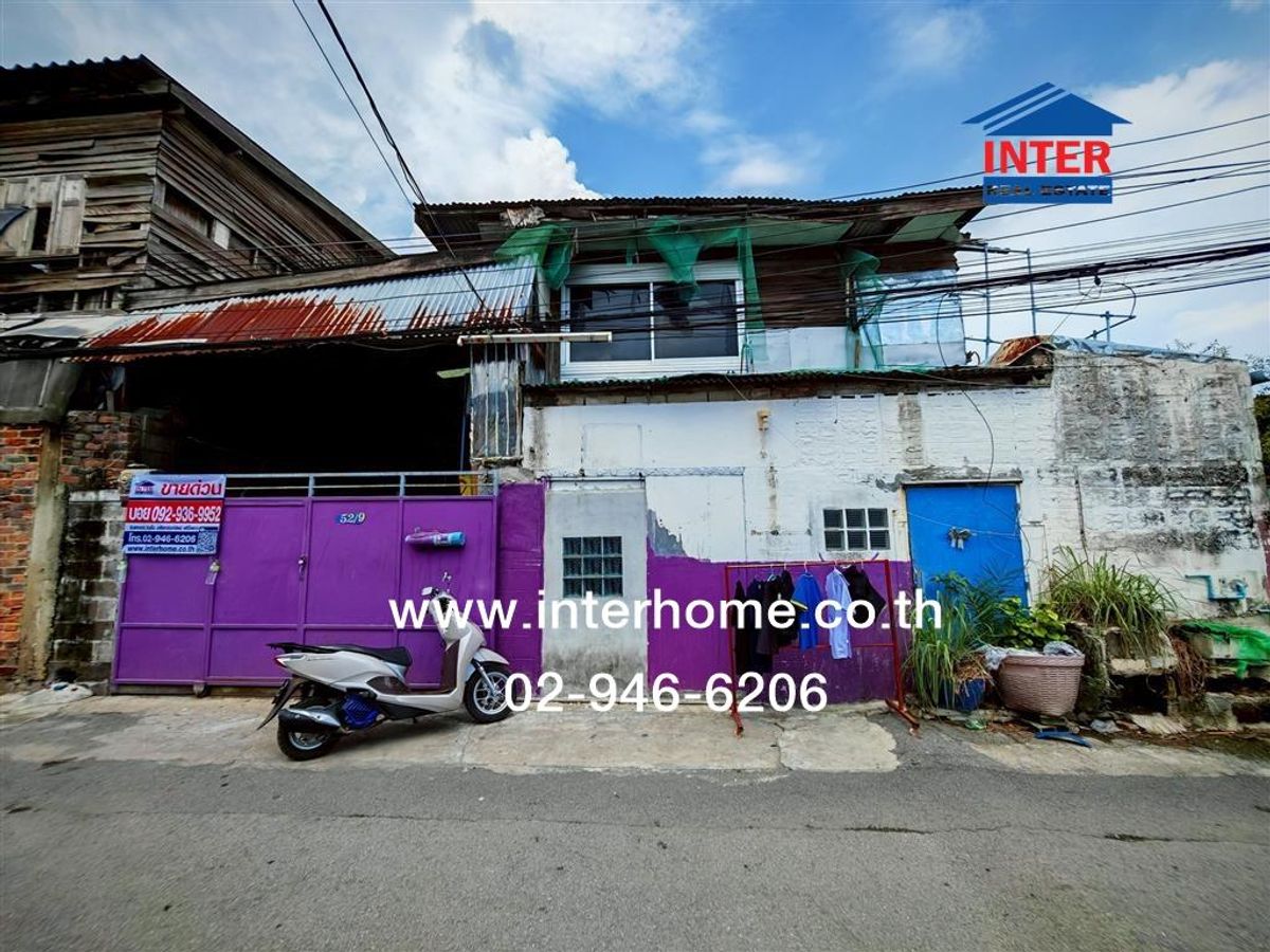 For SaleLandEakachai, Bang Bon : Land with 1st floor building, 48.4 sq.w. Land with buildings, Soi Chom Thong 13, Chom Thong Road, Chom Thong District, Bangkok
