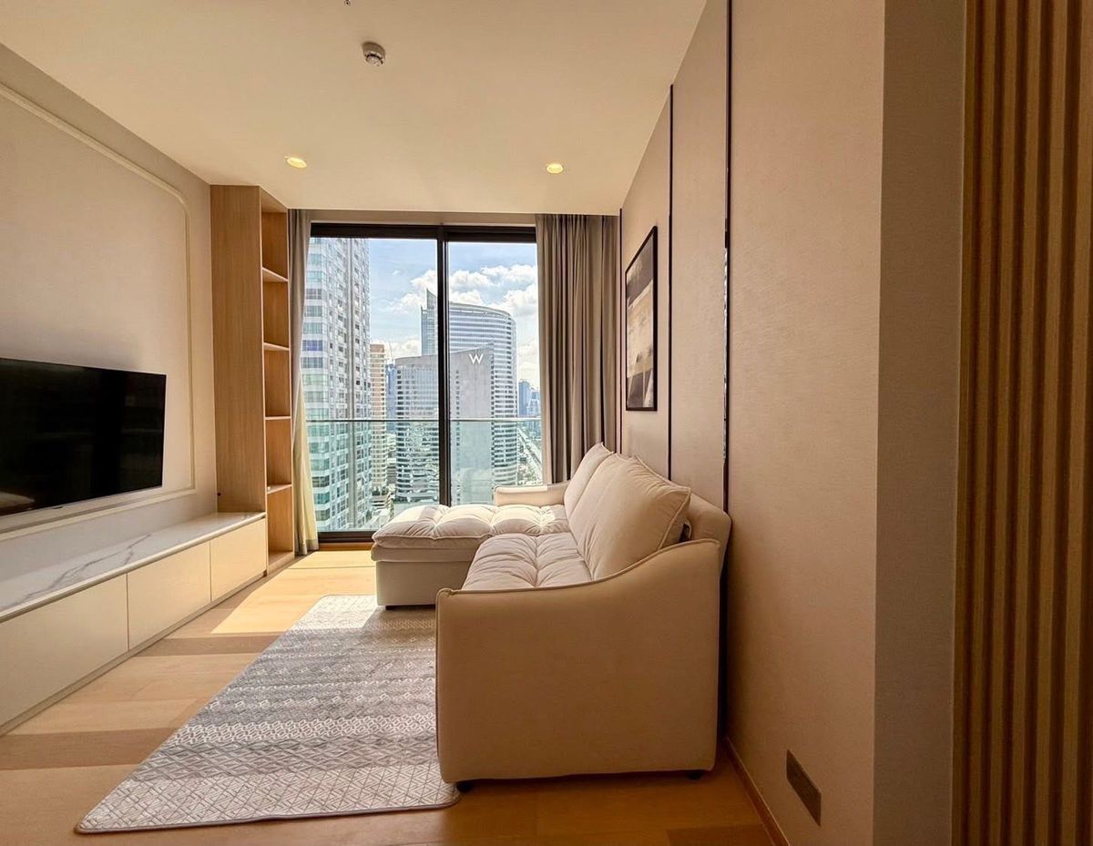 For RentCondoSathorn, Narathiwat : ♦ Hot Deal ♦ Floor 25+ | 46.00 sq.m. 1 bedroom | Condo near BTS St. Louis 1 minute, St. Louis Suksa School, 2 minutes, King Power Maha Nakhon 3 minutes
