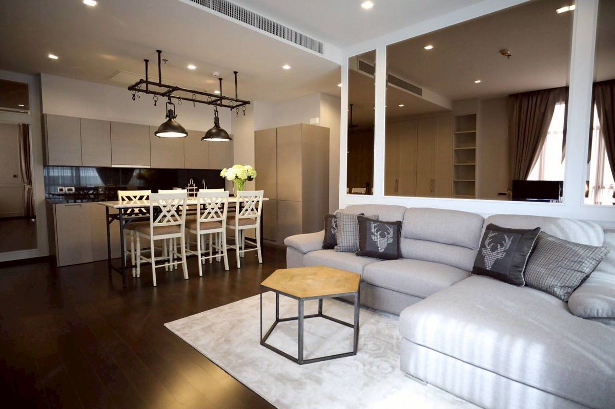 ให้เช่าคอนโดสุขุมวิท อโศก ทองหล่อ : ♦ Prime Location ♦ ชั้น 15+ 82.65 ตร.ม.| 2 ห้องนอน | ใกล้ BTS สถานีพร้อมพงษ์ 4 นาที, EmQuartier 7 นาที, Emporium 7 นาที, อุทยานเบญจสิริ 8 นาที