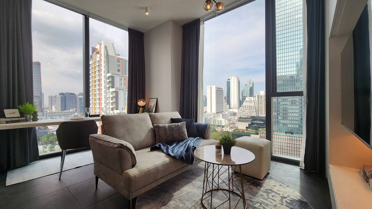 For RentCondoSathorn, Narathiwat : For Rent 1-Bedroom Pet-Friendly Unit at Tait Sathorn 12