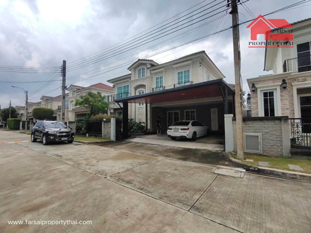 ให้เช่าบ้านเกษตร นวมินทร์ ลาดปลาเค้า : ให้เช่าบ้านเดี่ยว 2ชั้นเนื้อที่ 50ตร.ว พื้นที่ใช้สอย 180 ตร.ม 4ห้องนอน 4ห้องน้ำ เฟอร์ครบ ถนนนวมินทร์ 42 ราคาเช่า 90,000 บ/ด