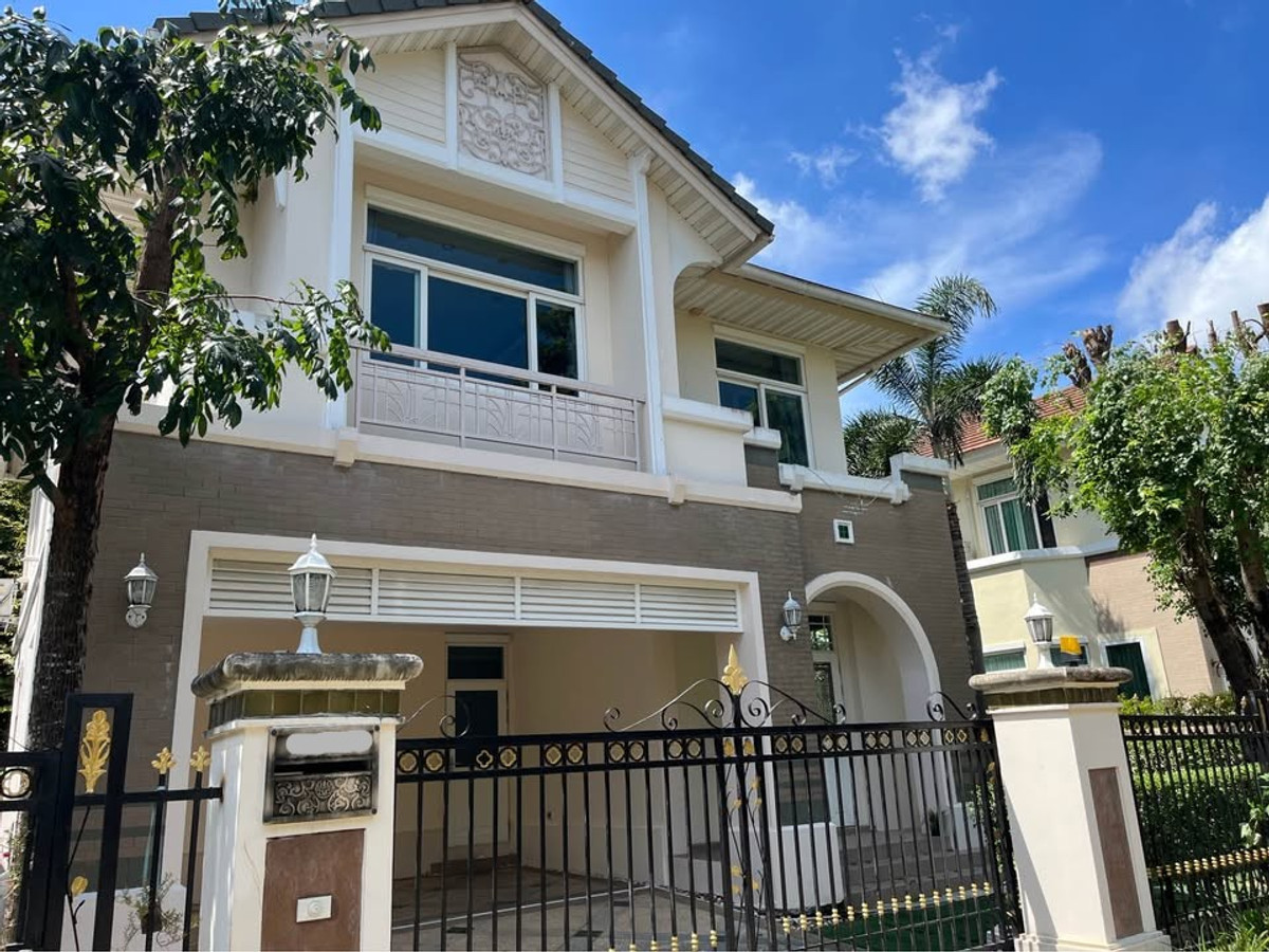 ให้เช่าทาวน์โฮมเลียบทางด่วนรามอินทรา : บ้านเดี่ยว ติดรพ.กระดูกและข้อ KDMS ติดทางด่วนฉลองรัช เฟอร์นิเจอร์พร้อมอยู่ 3ห้องนอน 