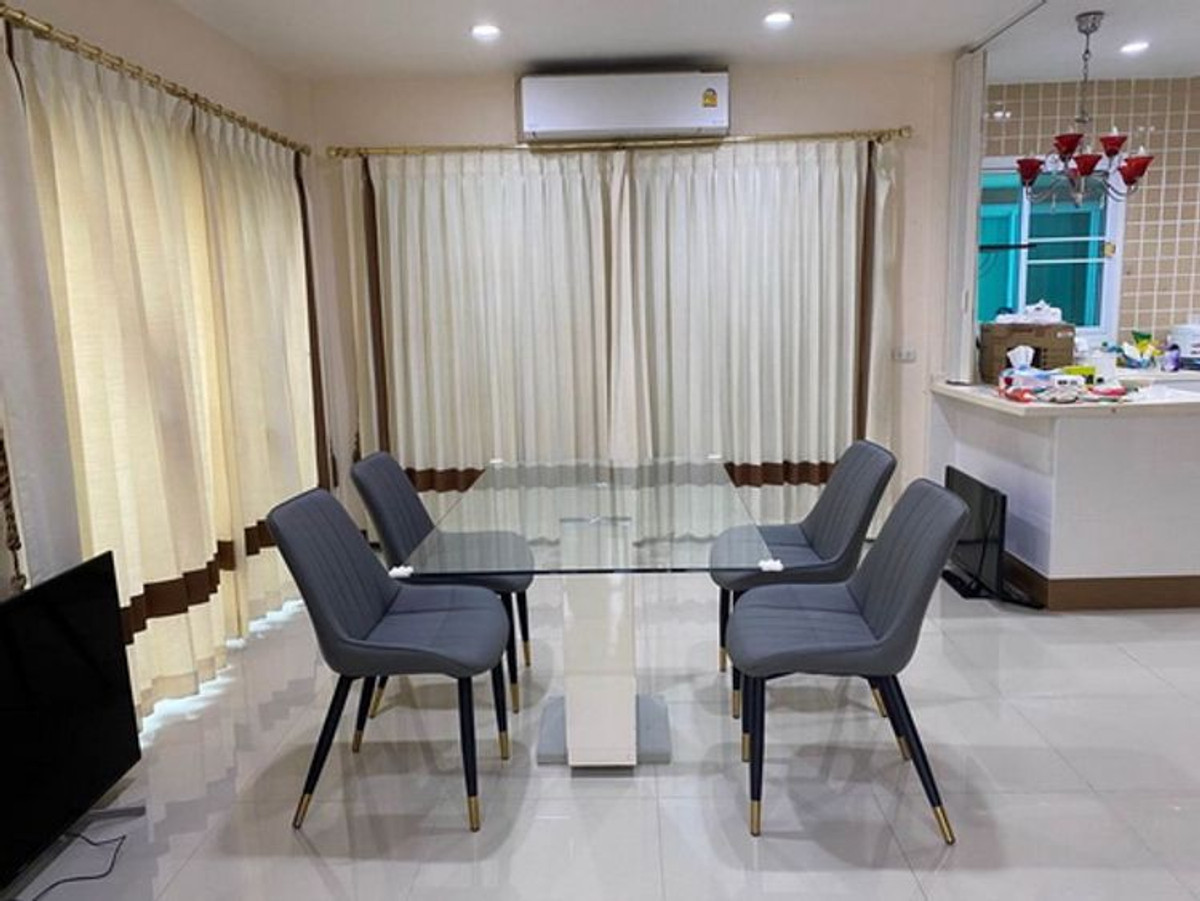 ให้เช่าบ้านพระราม 5 ราชพฤกษ์ บางกรวย : บ้านเดี่ยว มีหลังคาเต็มที่พื้นที่ ติดถนนราชพฤกษ์ 4ห้องนอน ใกล้ DBS