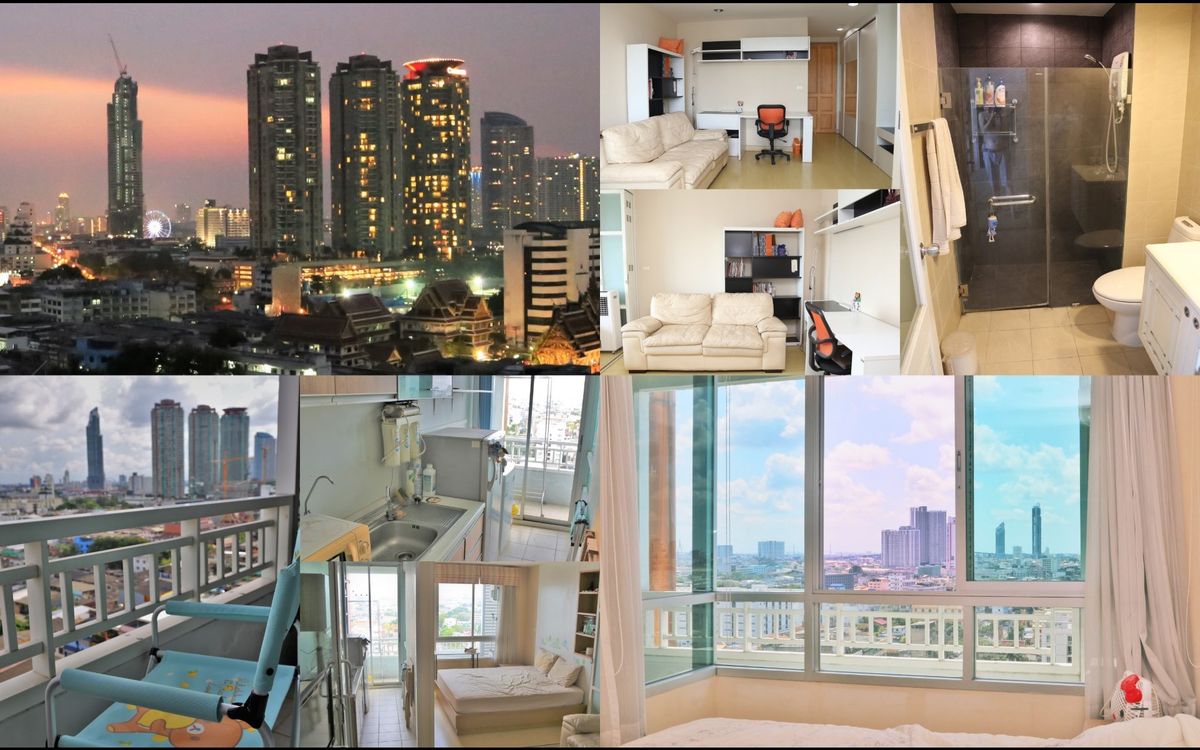 ขายคอนโดสาทร นราธิวาส : ให้เช่า ขายถูกกว่าราประเมินกรมที่ดิน คอนโด 1 ห้องนอน 37 ตรม. ชั้น 16 วิวดีที่สุด