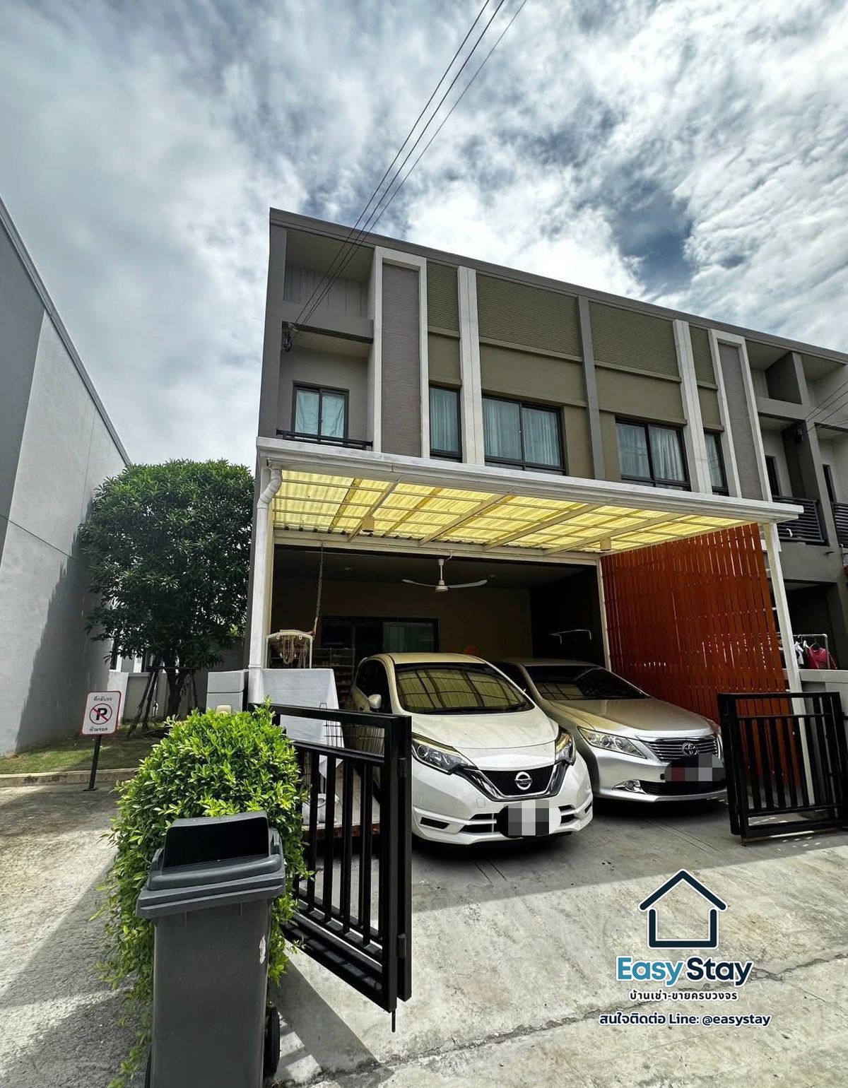 For RentPathum Thani,Rangsit, Thammasat : 🏡 Rent a 2 -layer townhome, Lofts back, ready!