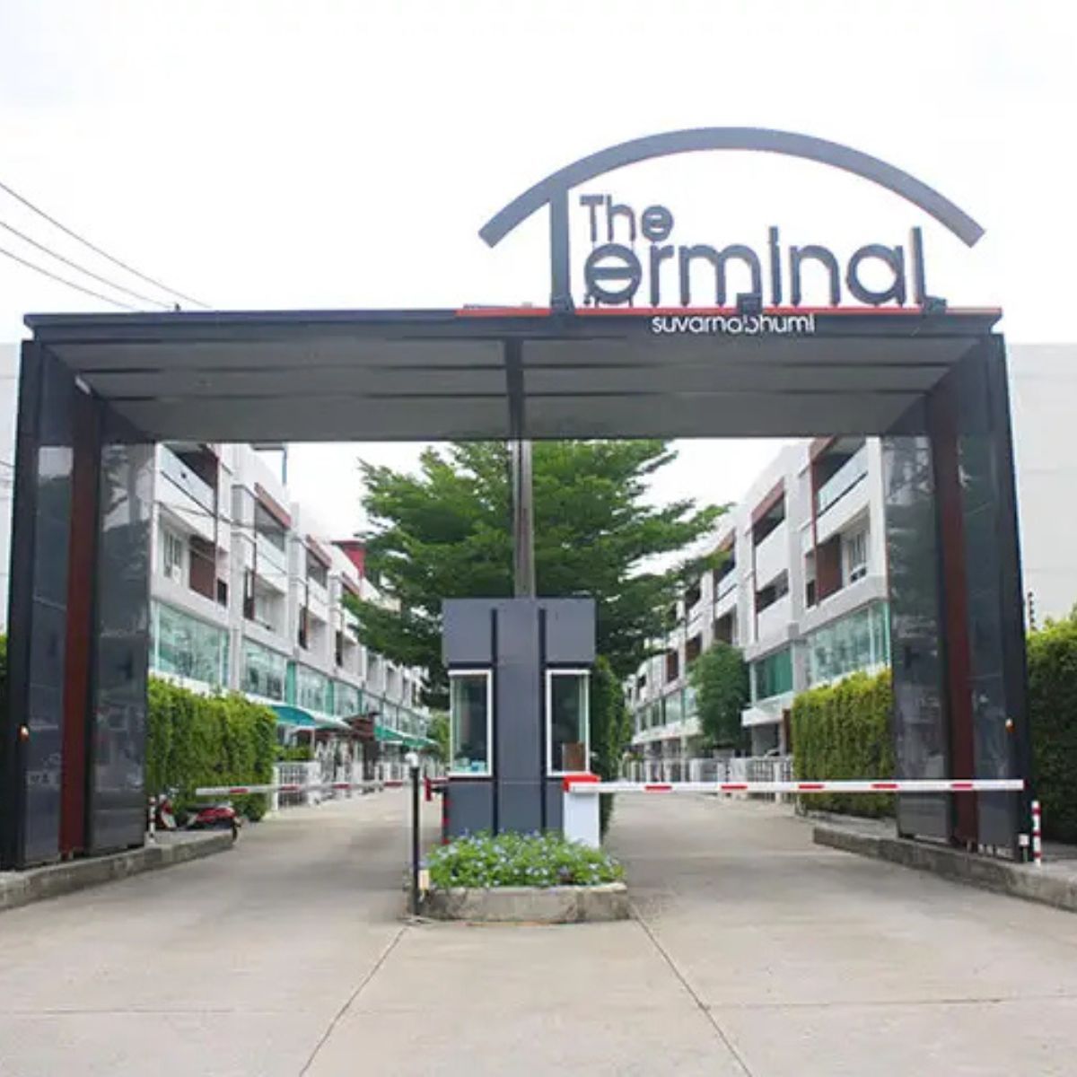 For SaleHome OfficeLadkrabang, Suwannaphum Airport : 4 -storey home office for sale, The Terminal, Suvarnabhumi, near the airport, suitable for business