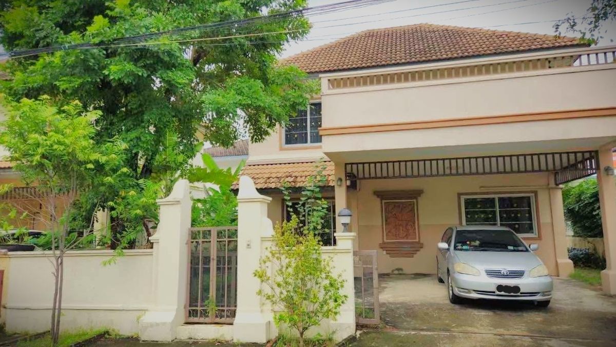 ให้เช่าบ้านปทุมธานี รังสิต ธรรมศาสตร์ : บ้านเดี่ยว 2ชั้น 3ห้องนอน 3ห้องน้ำ พร้อมเฟอร์นิเจอร์ 10นาที ถึง BG สเตเดี้ยม