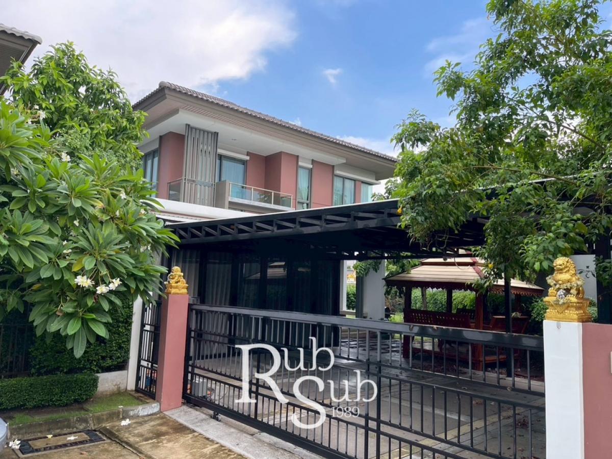 ให้เช่าบ้านนนทบุรี บางใหญ่ บางบัวทอง : Salila 🚩ให้เช่าบ้านเดี่ยวราชพฤกษ์ 345  (หลังมุม)