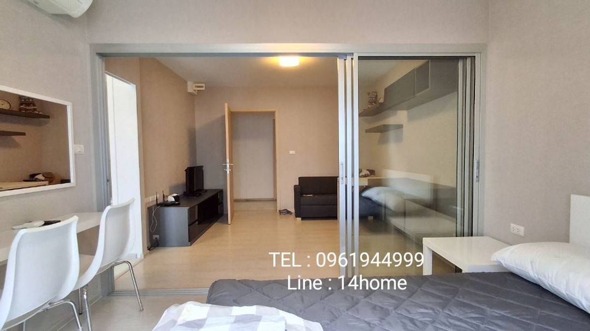 For RentCondoRama 2, Bang Khun Thian : (Beautiful room, Saket view) Condo for rent, Plum Rama 2, 1 Building B, Floor 3, Room 28 sqm. Beautiful pool view for rent 7,000 baht, near Central Rama 2 096194999