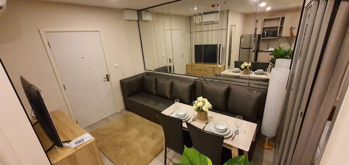ให้เช่าคอนโดท่าพระ ตลาดพลู วุฒากาศ : Elio Sathorn-Wutthakat One Bed Plus ให้เช่า