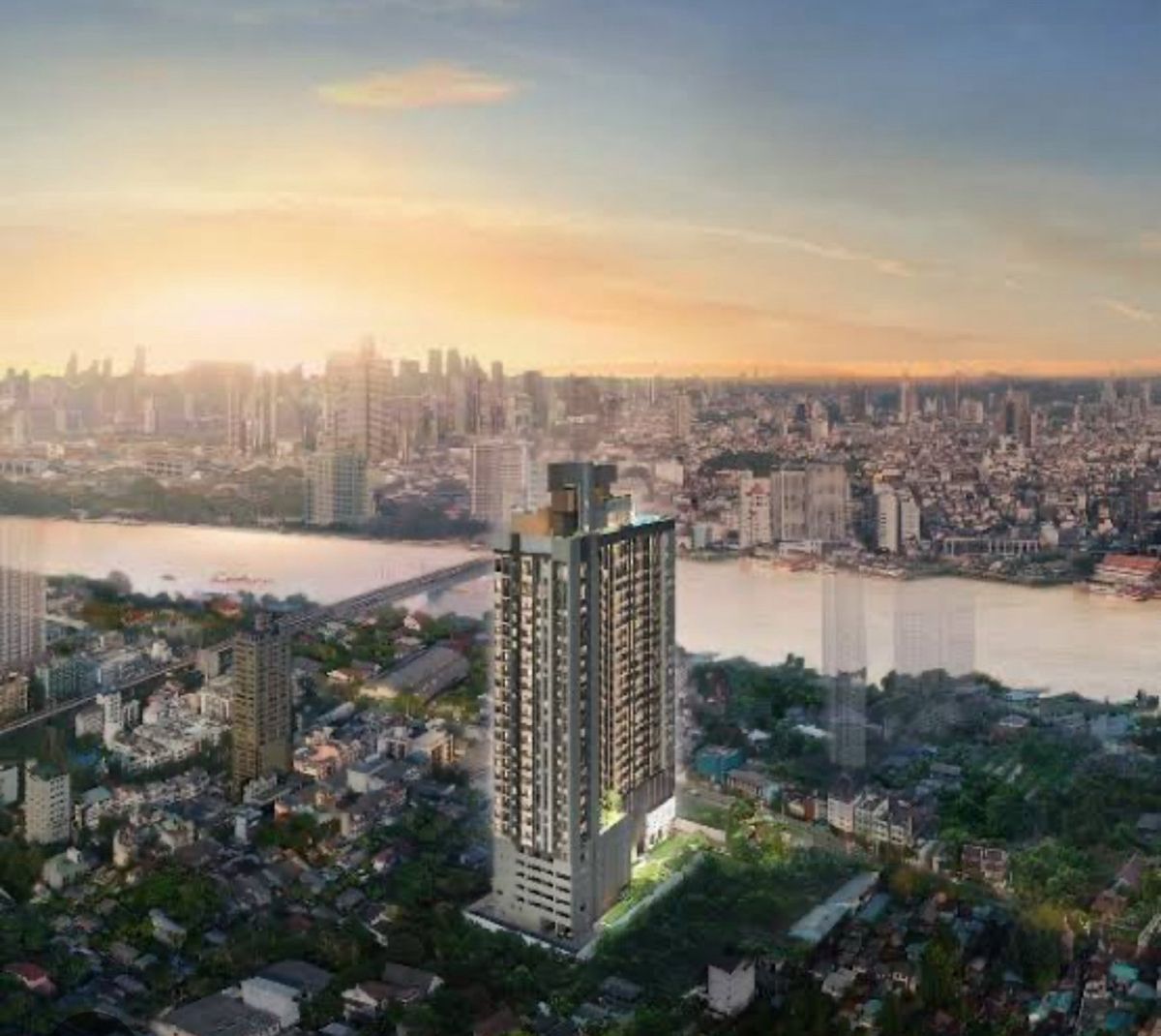 Sale DownCondoWongwianyai, Charoennakor : 🗼🗼 Sell down payment for Life Charoen Nakhon-Sathorn Dragon zone 🐲 Floor 17, Icon Siam view. See the river. This position is open for reservations. Sold out very quickly Cant find anymore (The owner sells by himself)