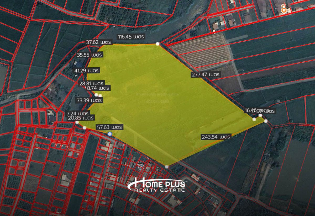 ขายที่ดินเชียงราย : ที่ดินพร้อมบ้านเดี่ยวชั้นเดียวใกล้ท่าอากาศยานแม่ฟ้าหลวงเชียงราย เนื้อที่ 42 ไร่ 2 งาน