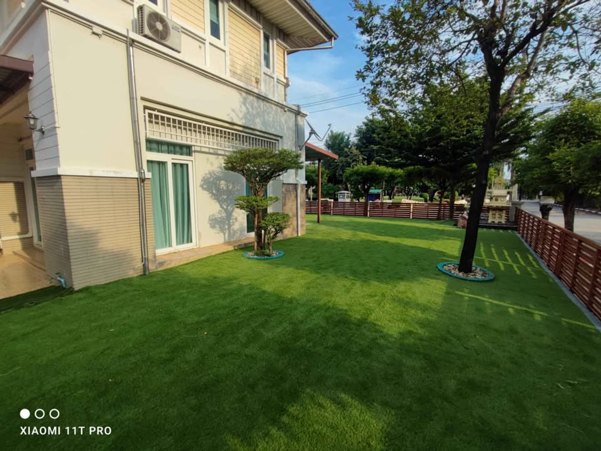 ให้เช่าบ้านนนทบุรี บางใหญ่ บางบัวทอง : บ้านเดี่ยว 4ห้องนอน ขนาดใหญ่ 170ตรว. ติดถนนใหญ่ มีห้องแม่บ้านแยก