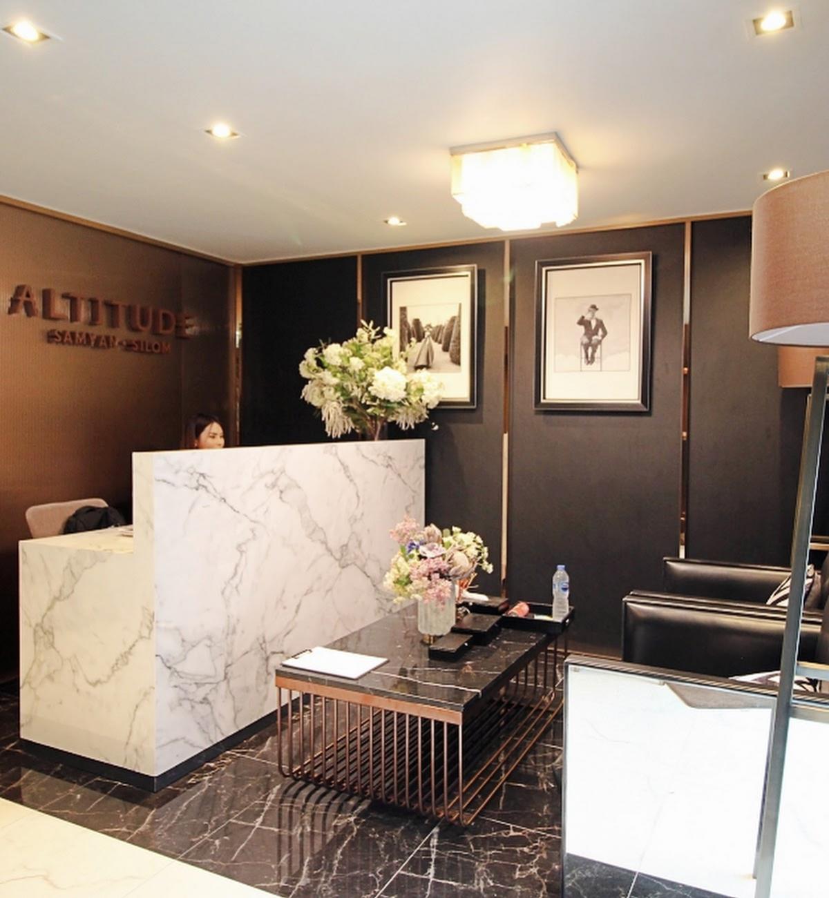 For SaleCondoSiam Paragon ,Chulalongkorn,Samyan : Luxury condo Altitude Samyan-Silom in the city center, close to BTS/MRT, convenient for all travel!Studio 29 sq.m. only 4.86 million THB with complete facilities!