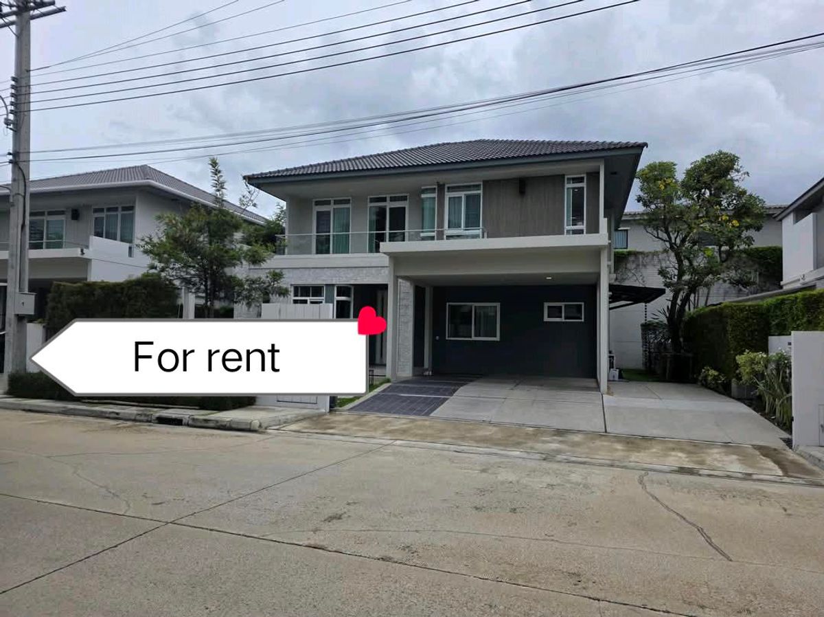 ให้เช่าบ้านลาดกระบัง สุวรรณภูมิ : 🔥 House for rent Mantana Bangna - Wongwaen🔥🔥Nearby Mega Bangna 