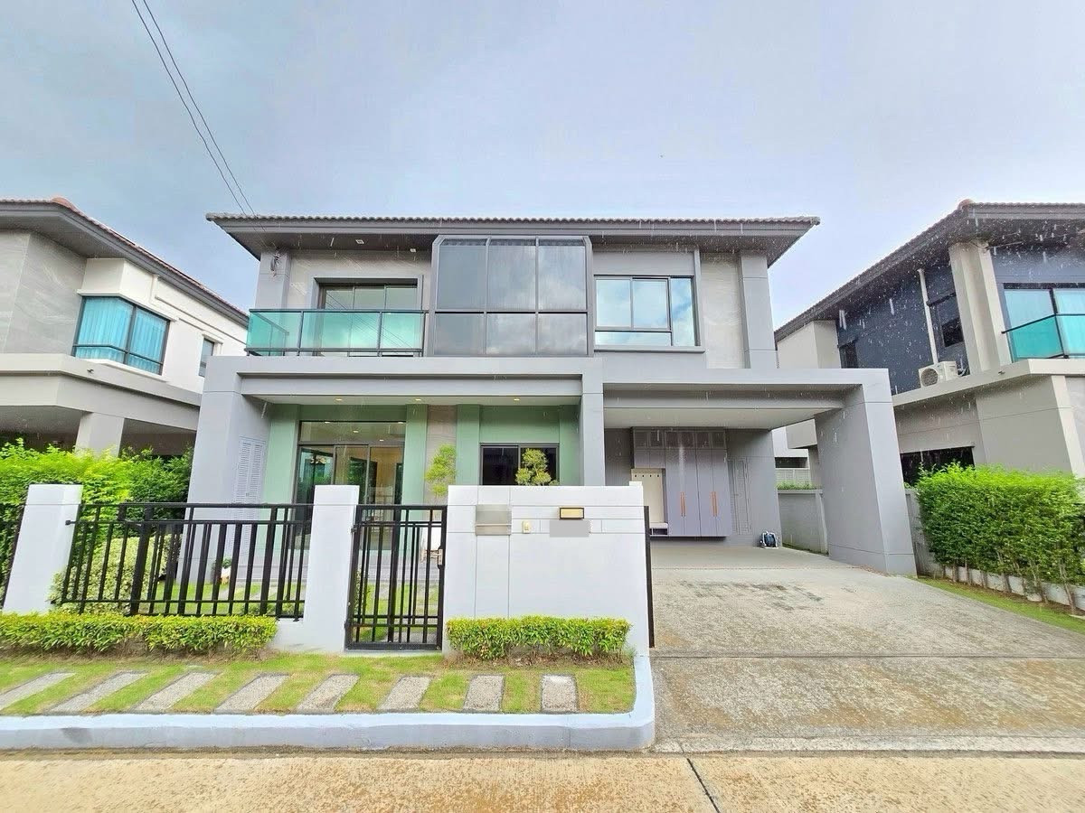 For SaleHouseRama5, Ratchapruek, Bangkruai : 🏡 2-story detached house for sale, Bangkok Boulevard, Rama 5, new house, never lived in. Built-in furniture decoration 0923656554