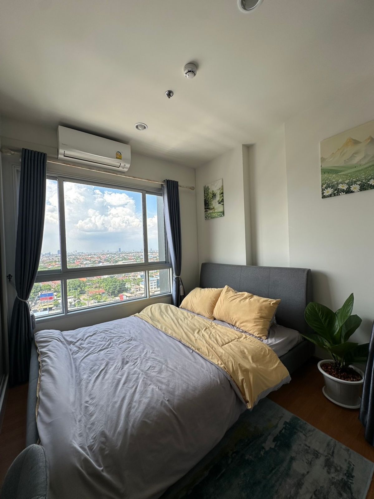 ให้เช่าคอนโดสมุทรปราการ สำโรง : 📢✨FOR RENT>> The President Sukhumvit - Samutprakan 🔥 ชั้น16 ขนาดห้อง 27 ตร.ม Fully furnished วิวเมือง โล่ง โปร่ง ไม่มีตึกบัง ติด BTS แพรกษา #LV-MO2030