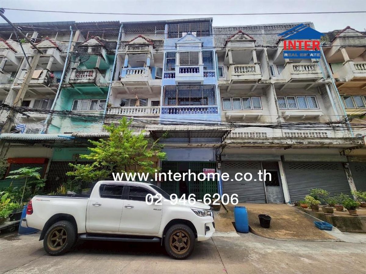 ขายอาคารพาณิชย์บางแค เพชรเกษม : อาคารพาณิชย์ 3 ชั้น 20 ตร.ว. หมู่บ้านศรีเพชร ซอยเพชรเกษม106 ถนนเพชรเกษม ถนนพุทธมณฑลสาย4 เขตหนองแขม กรุงเทพมหานคร