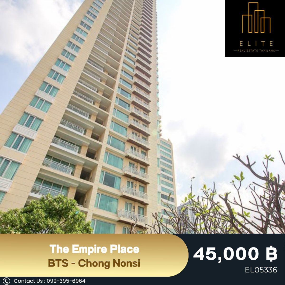 ให้เช่าคอนโดสาทร นราธิวาส : ✨ พร้อมเสิร์ฟ The Empire Place ห้องแรร์หายากไม่อยากให้คุณพลาดโอกาศ เช่าเลยตอนนี้ 💯