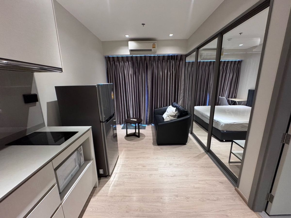 For RentCondoThaphra, Talat Phlu, Wutthakat : 🚅W0345 Condo for rent, Wisse Dom Ratchada-Tha Phra 📞 Contact: 092-666-5617 (Jedt)