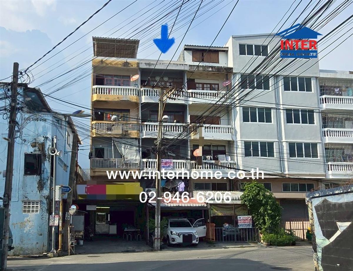 ขายอาคารพาณิชย์สมุทรปราการ สำโรง : อาคารพาณิชย์ 4.5 ชั้น 32 ตร.ว. อาคารพาณิชย์ ซอยสำโรงเหนือ7 (ซอยสันติคาม8) ถนนสุขุมวิท113 ถนนเทพารักษ์ เมืองสมุทรปราการ สมุทรปราการ