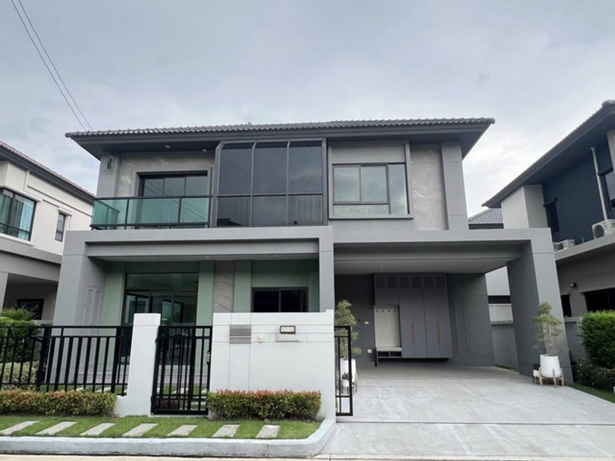For SaleHouseRama5, Ratchapruek, Bangkruai : 🏡 2-story detached house for sale, Bangkok Boulevard, Rama 5, new house, never lived in. Built-in furniture decoration 0923656554