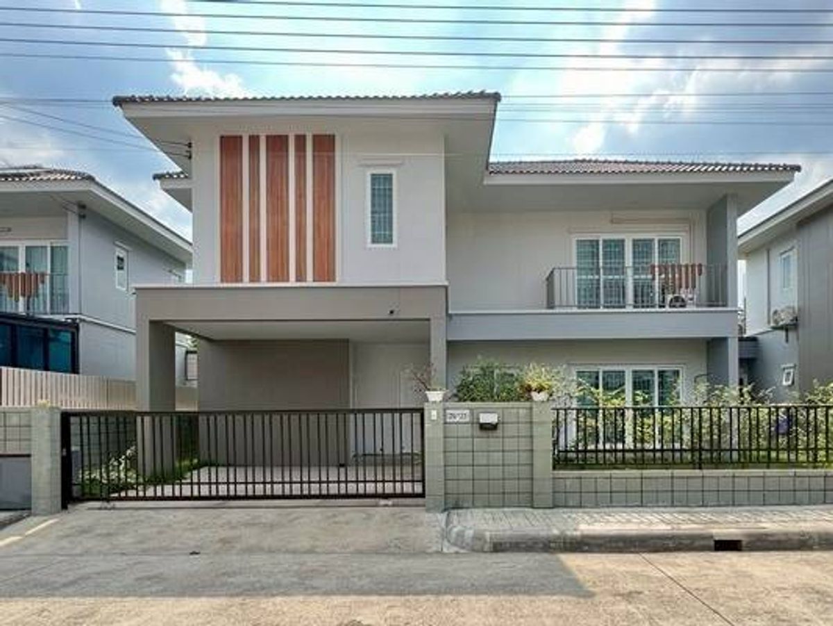 ขายบ้านปทุมธานี รังสิต ธรรมศาสตร์ : 🔥บ้านเดี่ยวมือสอง🔥 นันธารา รังสิต-คลอง8