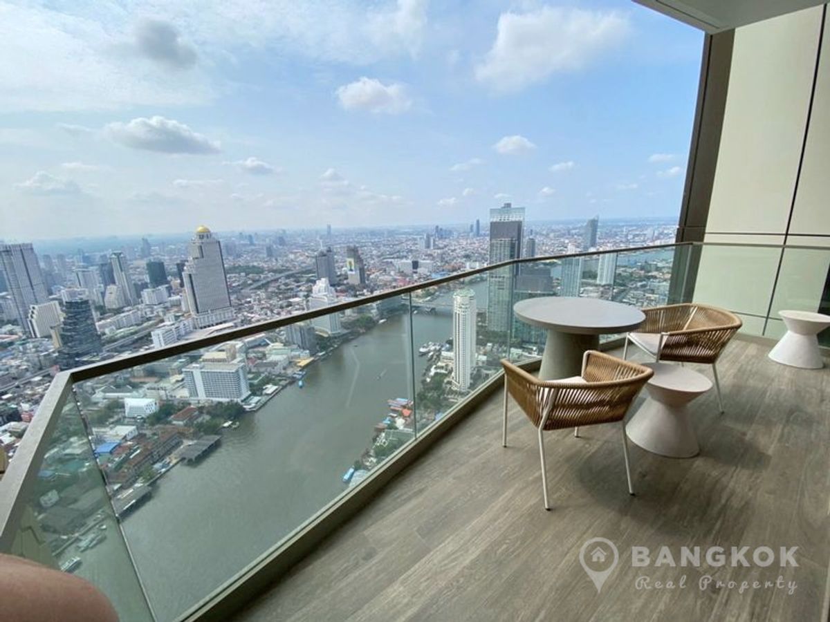 ให้เช่าคอนโดวงเวียนใหญ่ เจริญนคร : Magnolia Waterfront Residences @ Iconsiam | ชั้นสูงที่สวยงาม 3 เตียงพร้อมวิวแม่น้ำ